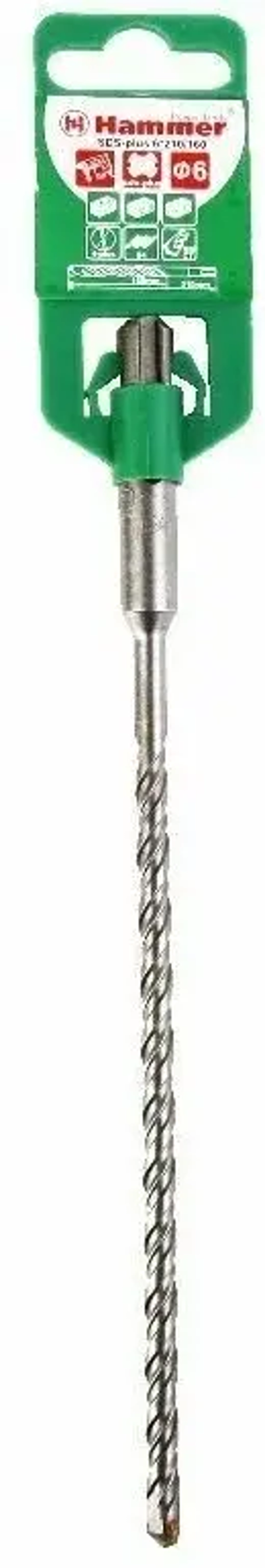 Бур Hammer Flex 201-109 SDS+ 6х150/210мм