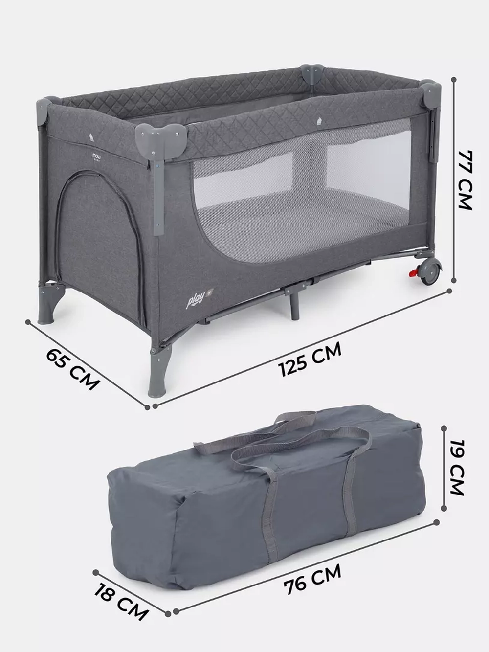 Манеж MowBaby Play Plus