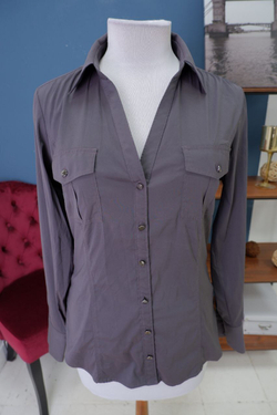 Рубашка Exspress Desing Studio однотонная 46 размер