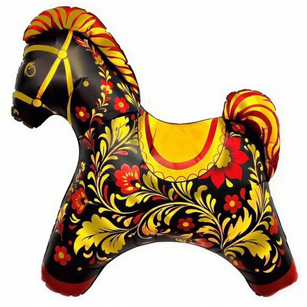 Фигура Лошадка Золотая роспись (32''/81 см)