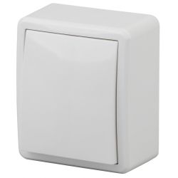 Выключатель ЭРА Эксперт 11-1201-01 10АХ-250В IP20 ОУ белый | Эра Эксперт