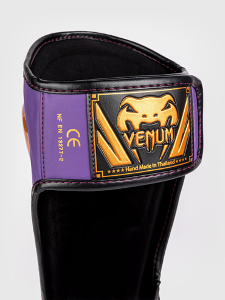 Щитки Venum Elite Violet/Black/Copper