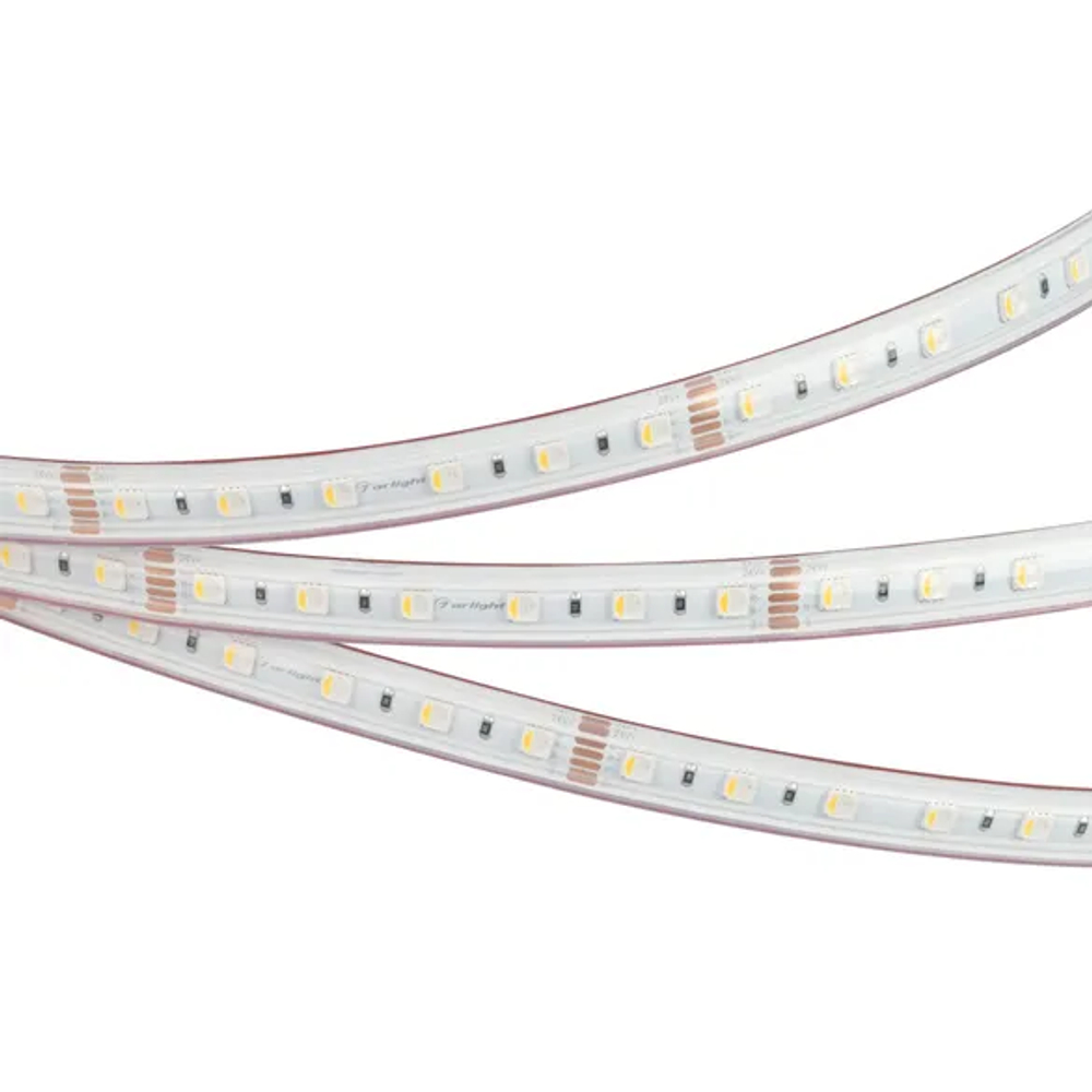 Светодиодная лента RTW-PS-B60-14mm 24V RGBW-White-4-in-1 (19.2 W/m, IP67, 5060, 5m) (Arlight, 19.2 Вт/м, IP67) 034186