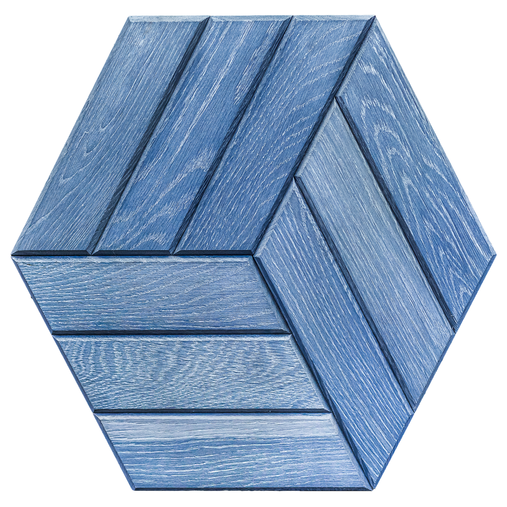 Деревянная мозаика для стен Wood Mosaic Куба Старинный