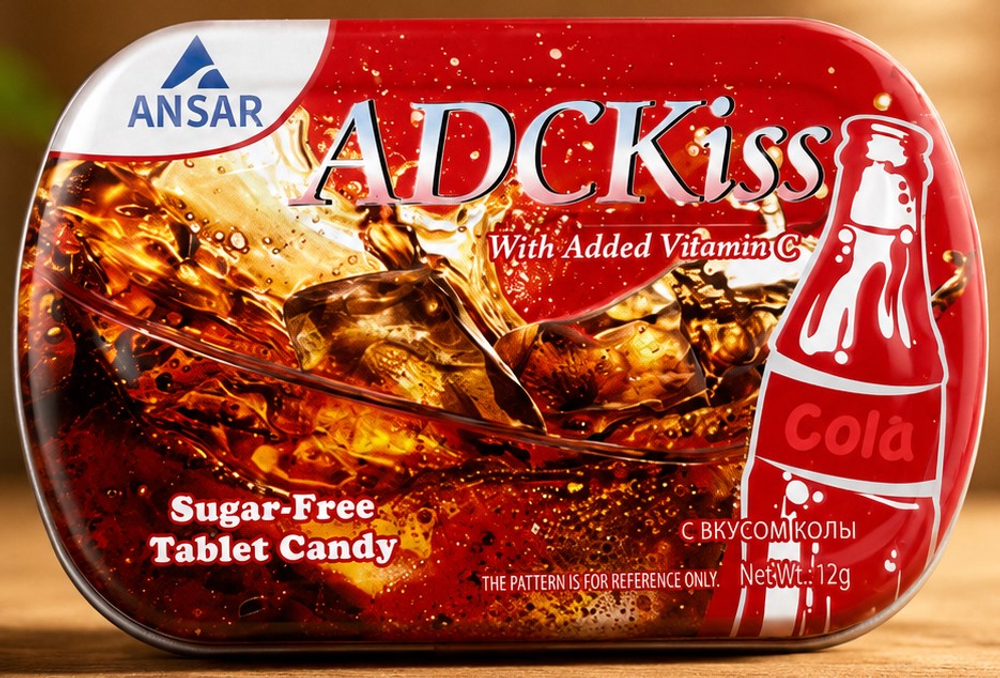 Драже ADC kiss кола 12г