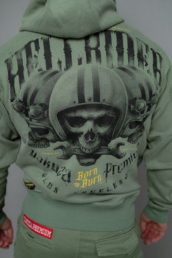 Толстовка оливковая Yakuza Premium 3824