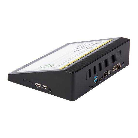 Компактный сенсорный POS-терминал POScenter Prime (10.1&quot; емкостной, Intel Apollo Lake J3355, 2.0 GHz; RAM4Gb; eMMC64Gb; аккумулятор Li-Ion 2 400mAh, Wi-Fi; BT; 2*USB 2.0; 2*USB 3.0; 1*RS232; 1*HDMI;1* LAN, блок питания 12V2A) WIN 10PRO