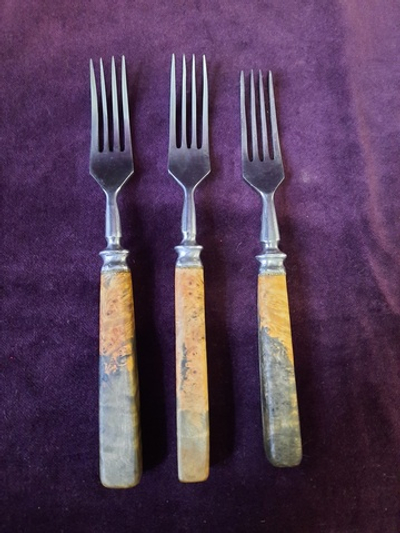 Вилки в ассортименте, сталь, кап березы