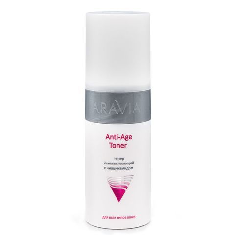Тонер омолаживающий с ниацинамидом Anti-Age Toner 150 мл, ARAVIA Professional