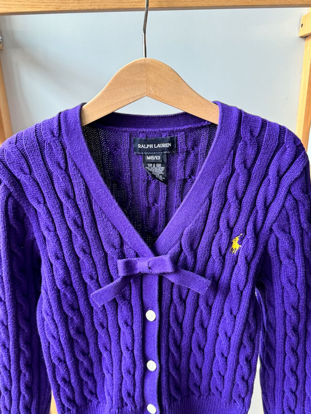 Хлопковый кардиган Ralph Lauren, 134