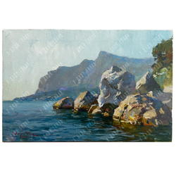 Свиридов С. А. (р. 1964 г.) Ласпи. Холст, масло. Крым, 2021 г.