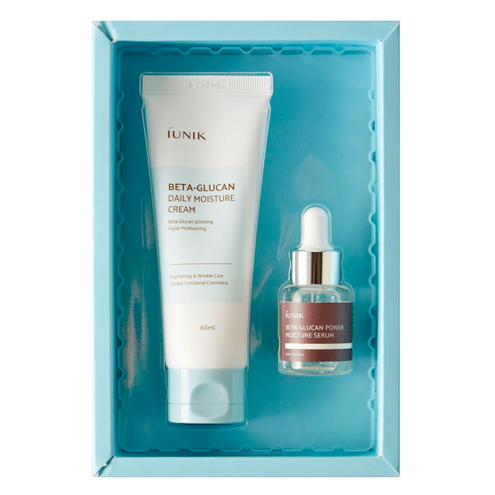 IUNIK Beta Glucan Edition Skincare Set набор для увлажнения кожи с бета-глюканом