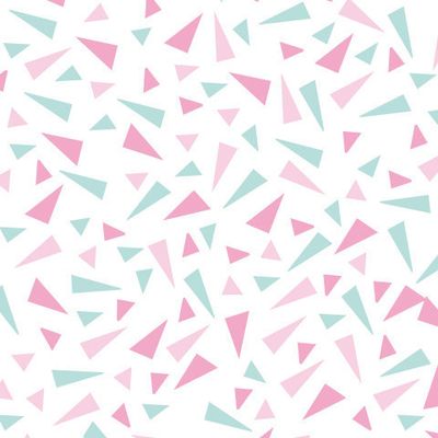Треугольники розовые и зеленые
