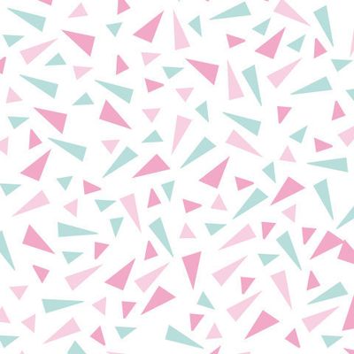 Треугольники розовые и зеленые