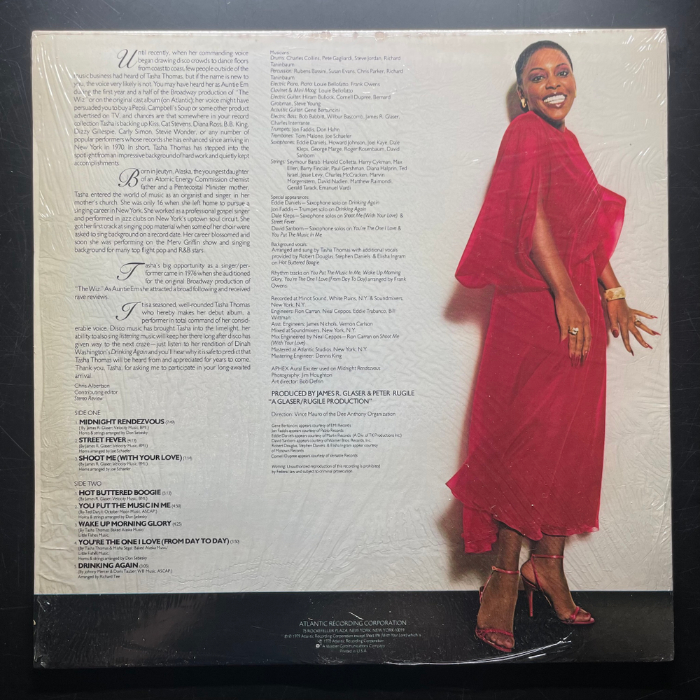 Tasha Thomas ‎– Midnight Rendezvous (США 1979г.)