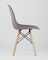 Eames Style DSW темно-бежевый пластик, стальной каркас, натуральный массив бука