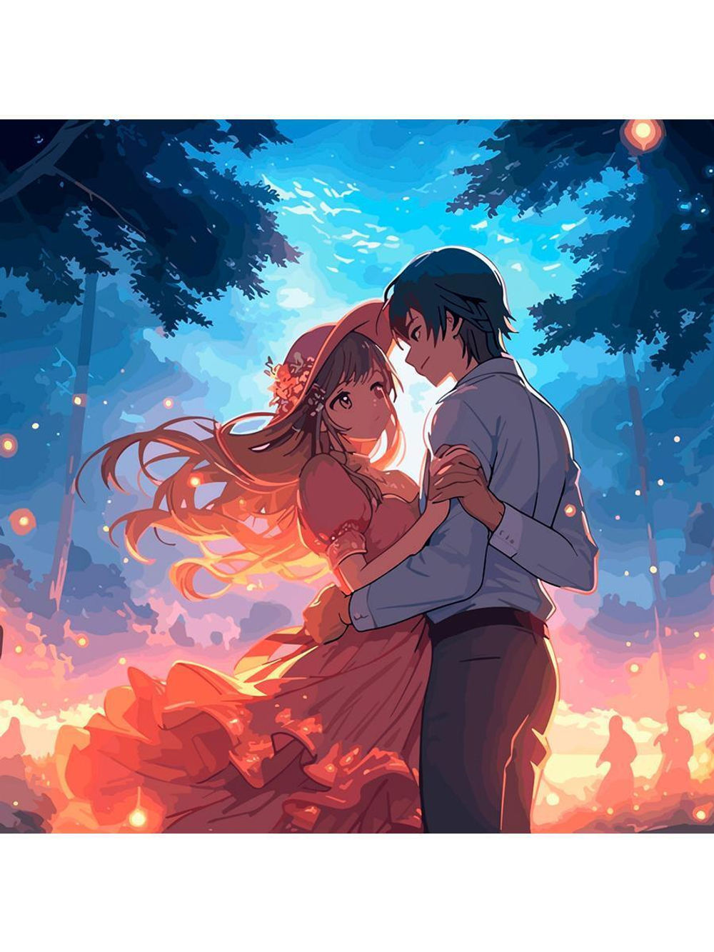 Алмазная мозаика 20х20см. "Танец в объятиях огня" блест. с полн.заполнен.на подрам. (Арт. НД-0933)