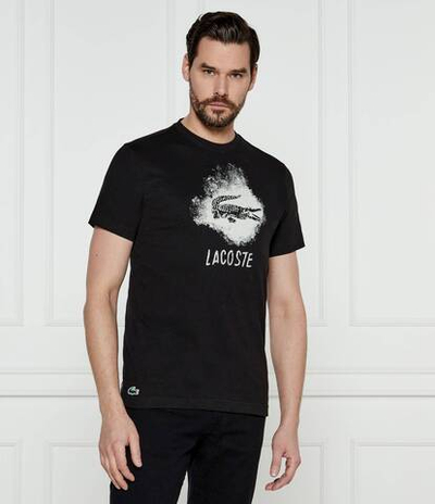 Футболка Ultra Dry Graphic Lacoste - черный(TH8917)