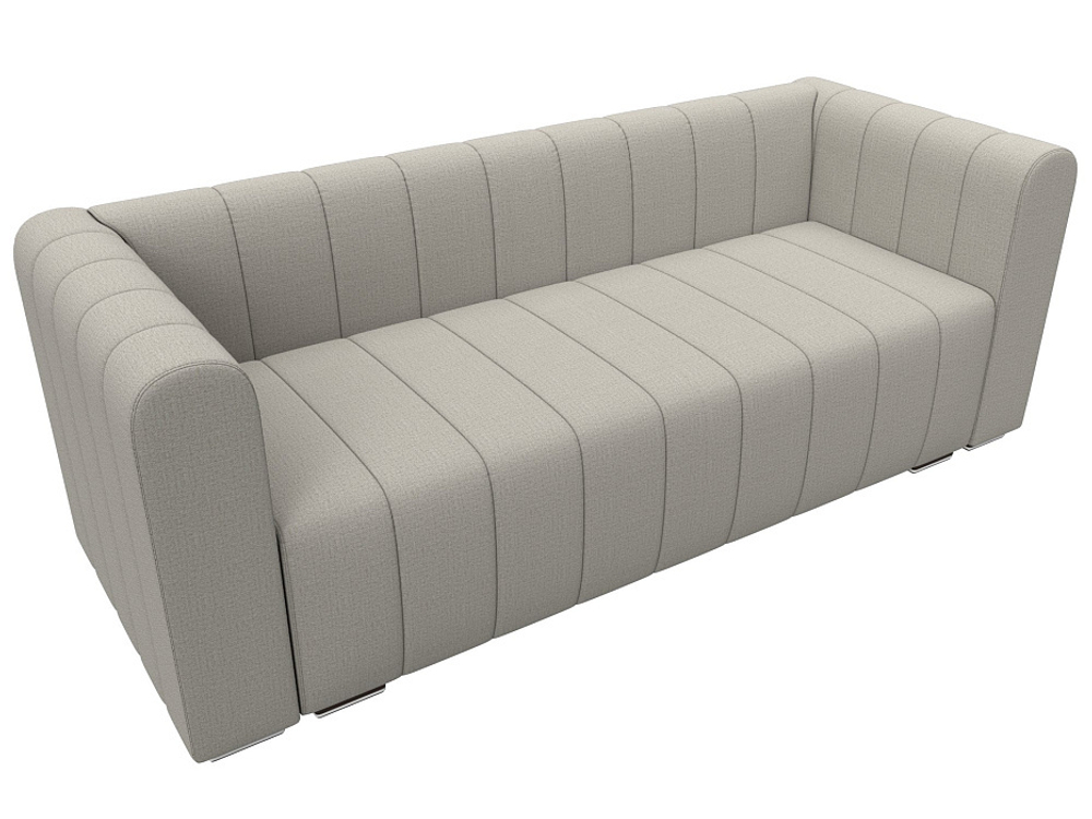 Диван прямой Лига-073 РОГОЖКА Амур 02 бежевый