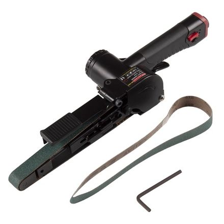 Цена на MIGHTY SEVEN (QB-322) Пневматическая ленточная шлифовальная машина 20 х 520 мм, 16 000 об/мин