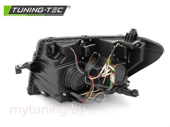 Фары TUBE LIGHT BLACK DRL SEQ для VW CRAFTER II 2017-