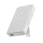 Внешний аккумулятор MagSafe Anker 633 MagGo (10000 мА·ч) Беспроводная зарядка: Qi 7,5 Вт. Проводная зарядка: USB-C. Есть поддержка PD. Максимальная выходная мощность — 20 Вт