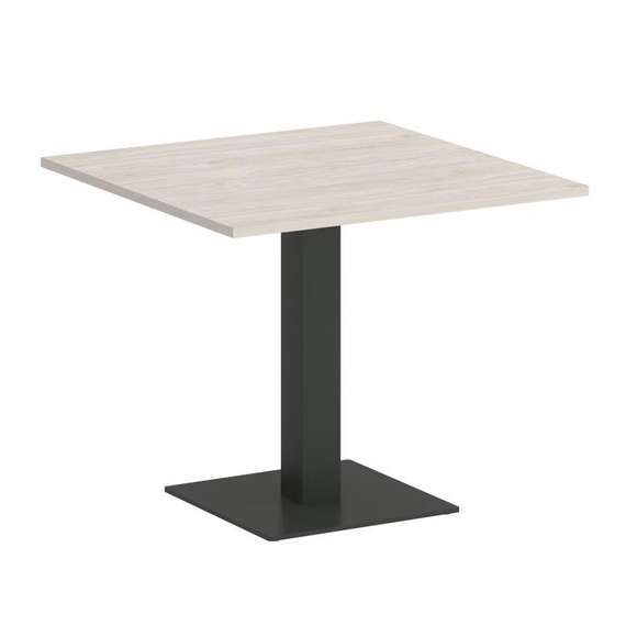 Onix Direct Стол квадратный O.SPRG-2 Денвер Светлый/Металл Антрацит 900*900*750