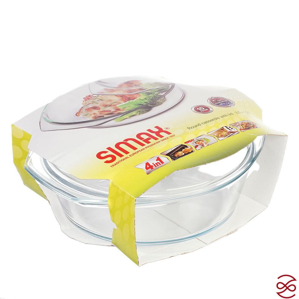 Кастрюля Simax (жаропрочная) 2,5л