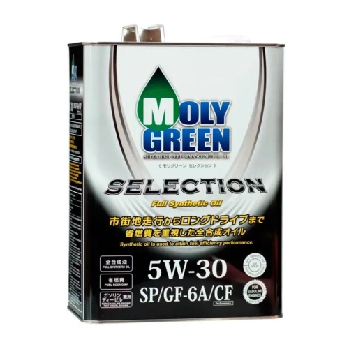 Масло моторное синтетическое MOLY GREEN SELECTION 5W30 4л