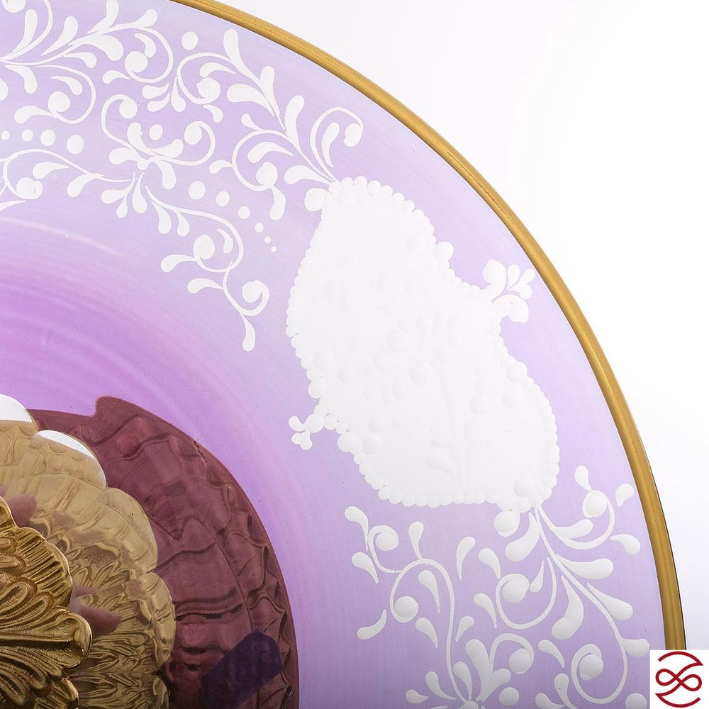 Фруктовница на ножке с ручкой Timon