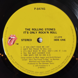 Винтажная виниловая пластинка LP The Rolling Stones Its Only Rock N Roll (Japan 1974) (No Obi)