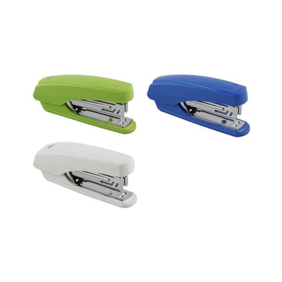 Степлер №10 Deli 12л. встроенный антистеплер ассорти E0238