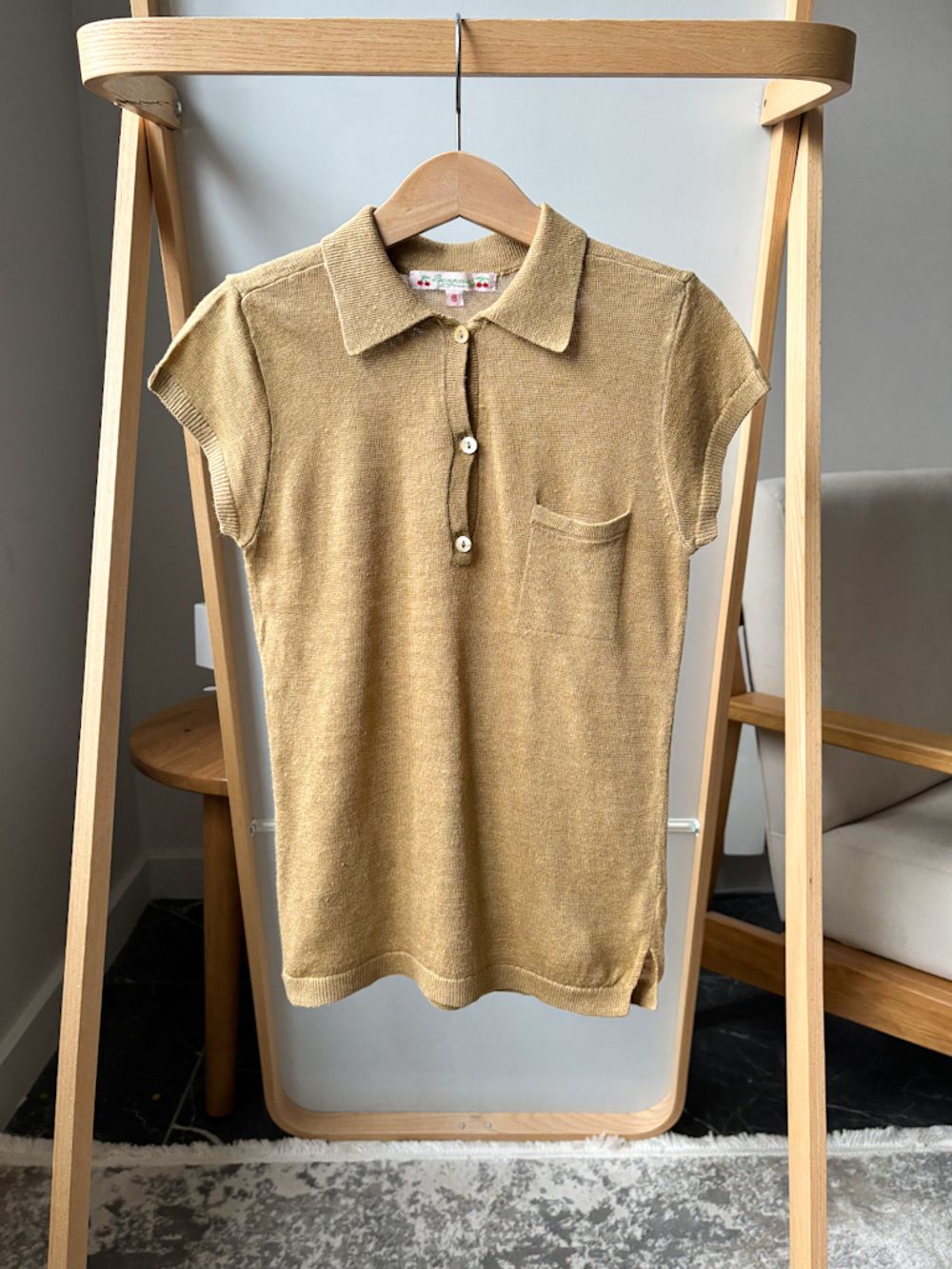 Льняное поло Bonpoint, 128