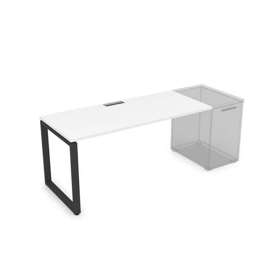 СДТ-О.979 Стол рабочий прямолинейный, приставной (1400*700*750)