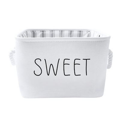 Корзина для хранения "White", Д240 Ш240 В190, белый