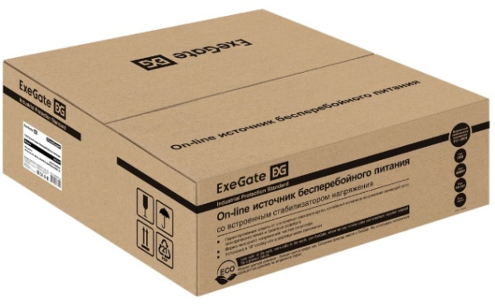 Источник бесперебойного питания Exegate PowerExpert ULS-575-6kVA.LCD.AVR.T.USB.RS232.SNMP.2U