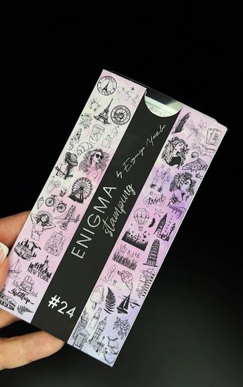 Пластина для стемпинга Enigma Stamping №024