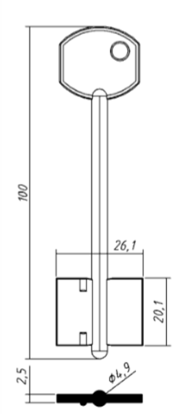 Заготовка дверняк РИГЕЛЬ 1
