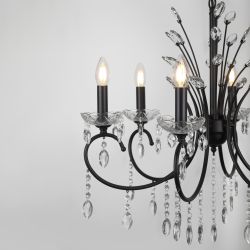 Люстра Rivoli Anamaria 2097-306 6 х Е14 40 Вт классика