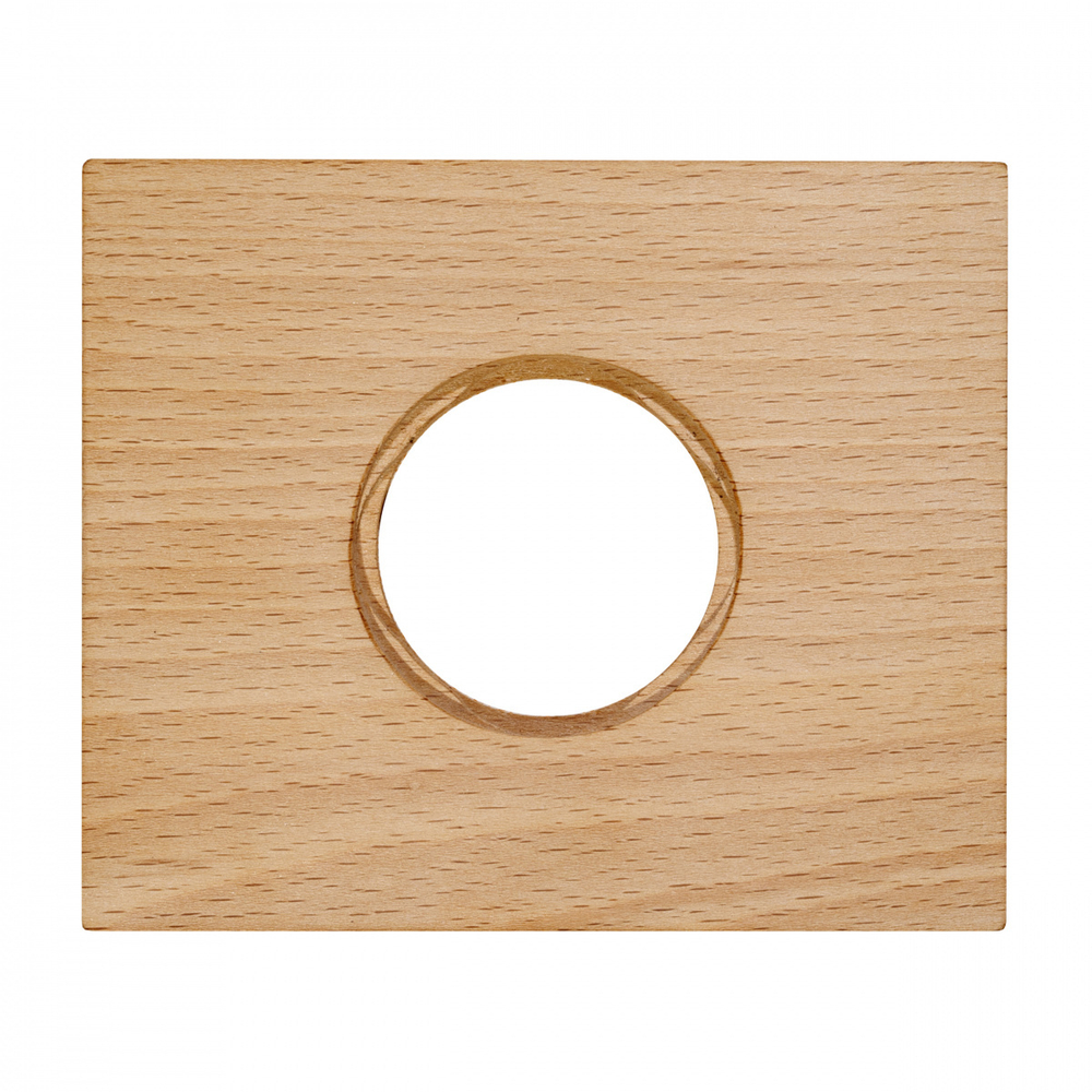 Рамка 1 постовая, скрытый монтаж, Шедель Форест, дерево, цвет cветлый бук BF7-610-110