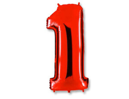 Г ЦИФРА 1  40" Красный
