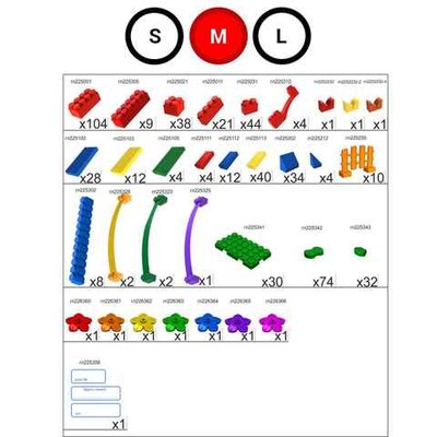 Набор GigaBloks 5: Домик на платформе