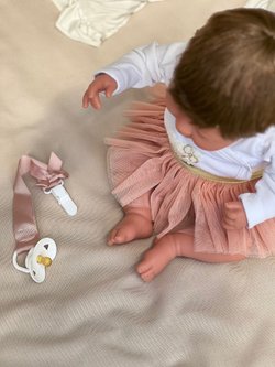 Кукла Реборн Marina and Pau 45cм Martina мягконабивная (M3131)