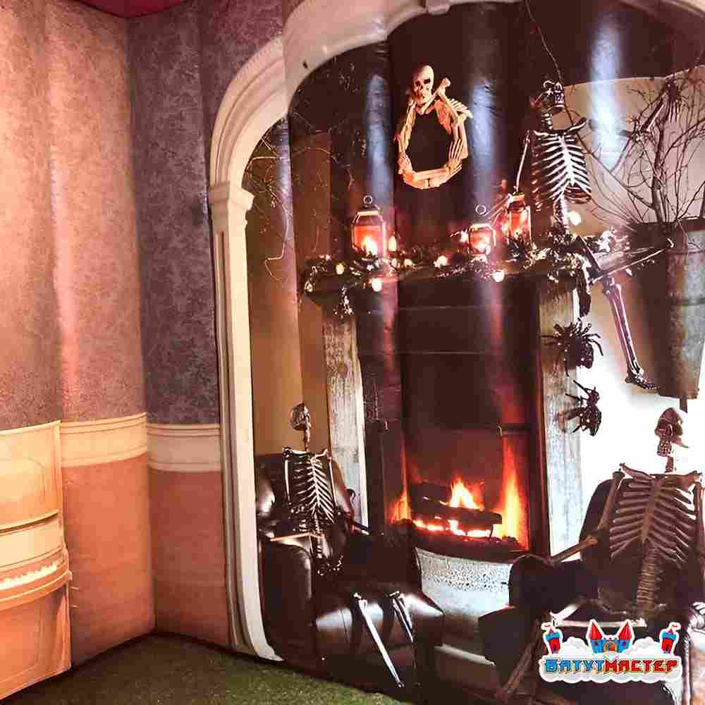 Надувной парк ужасов «Город призраков», 10×10×4 м