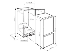 Встраиваемый холодильник Бирюса BI 267
