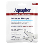 Aquaphor, Восстанавливающие маски для ног, 1 пара, 20 мл (0,7 жидк. унц.)