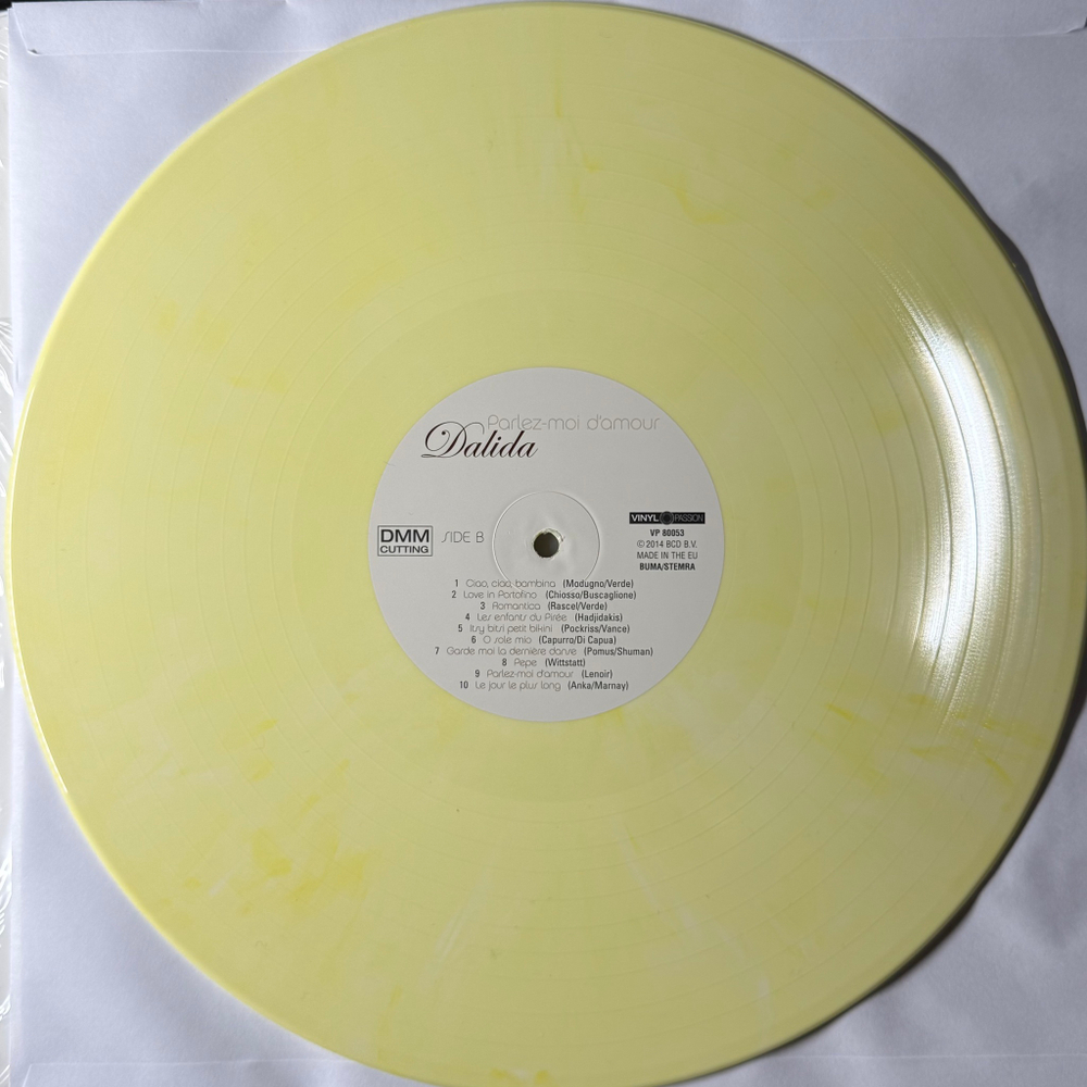 Dalida ‎– Parlez-Moi D'Amour (Европа 2024г.) Yellow