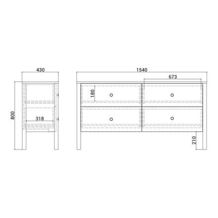 Комод BERGEN BG003