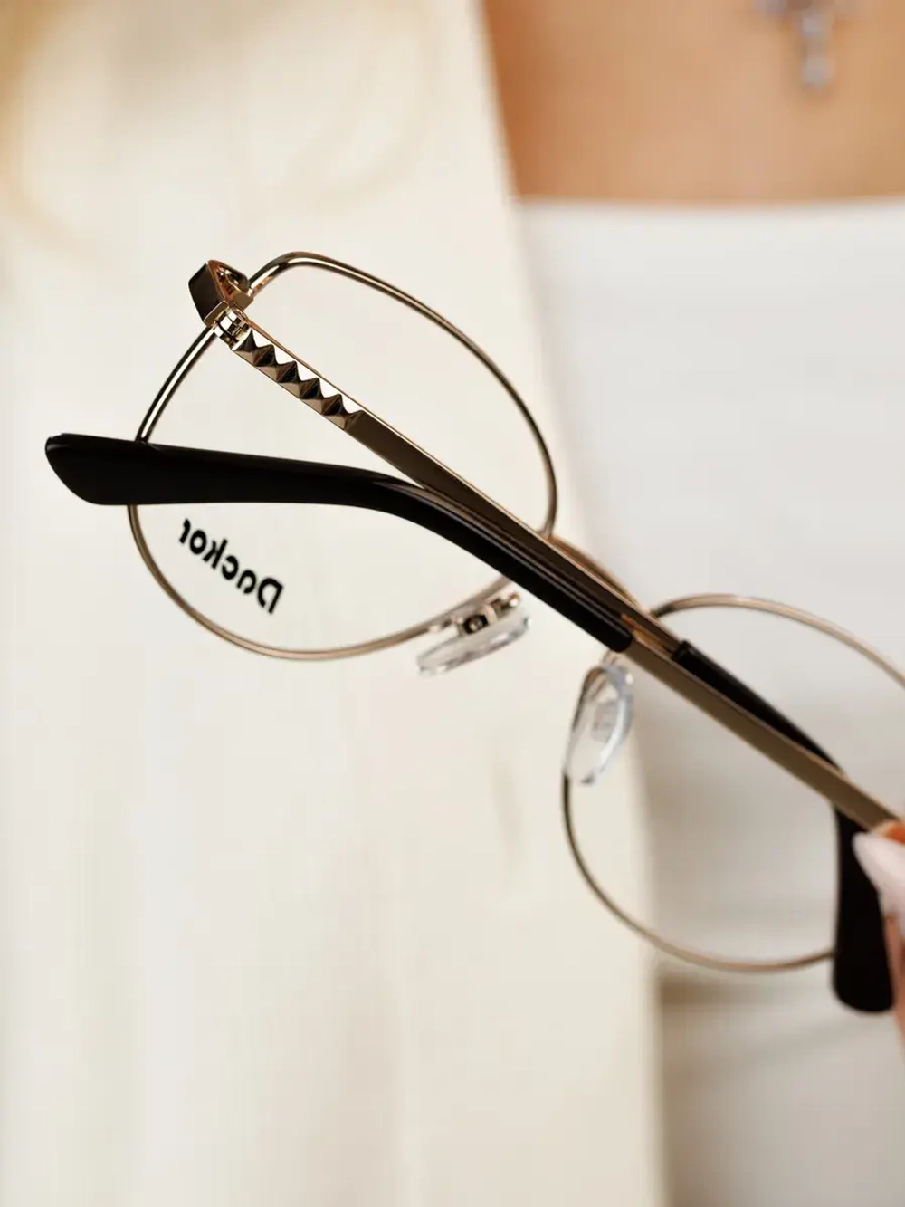 Оправа для очков для зрения металлическая брендовая