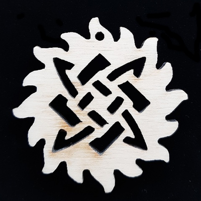 Оберег славянский Квадрат Сварога (Звезда Руси).